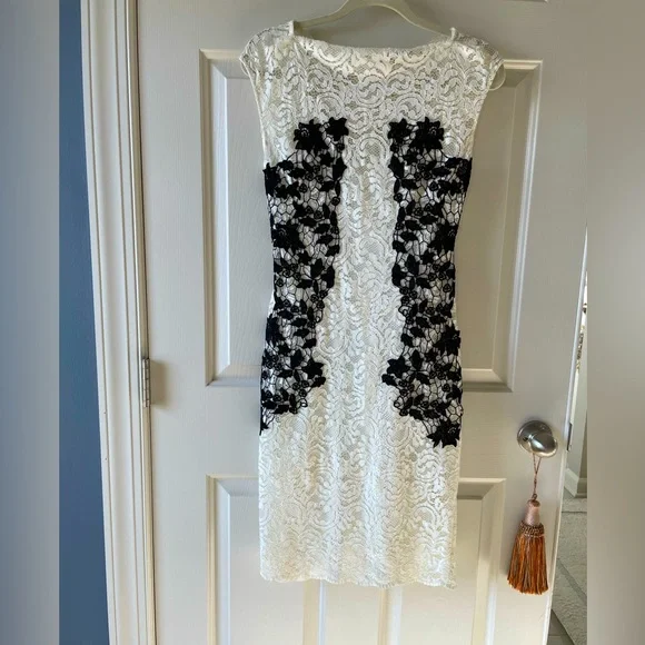 Zara lace bodycon midi dress